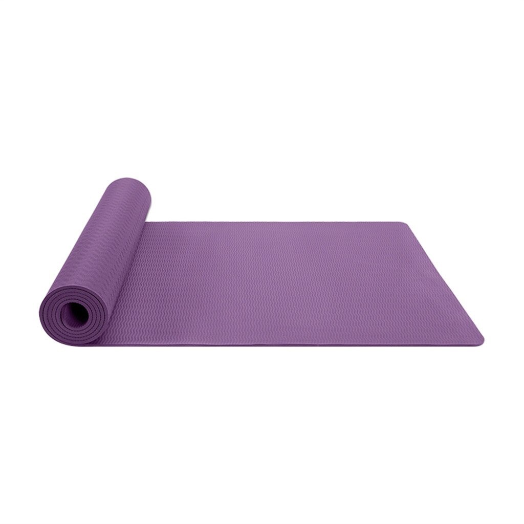 yoga Fitness Exercise Mat Non-slip TPE Yoga Mats Pilates Gym Exercise Sport Living Room Pads for Fitness Body Building g3: A
