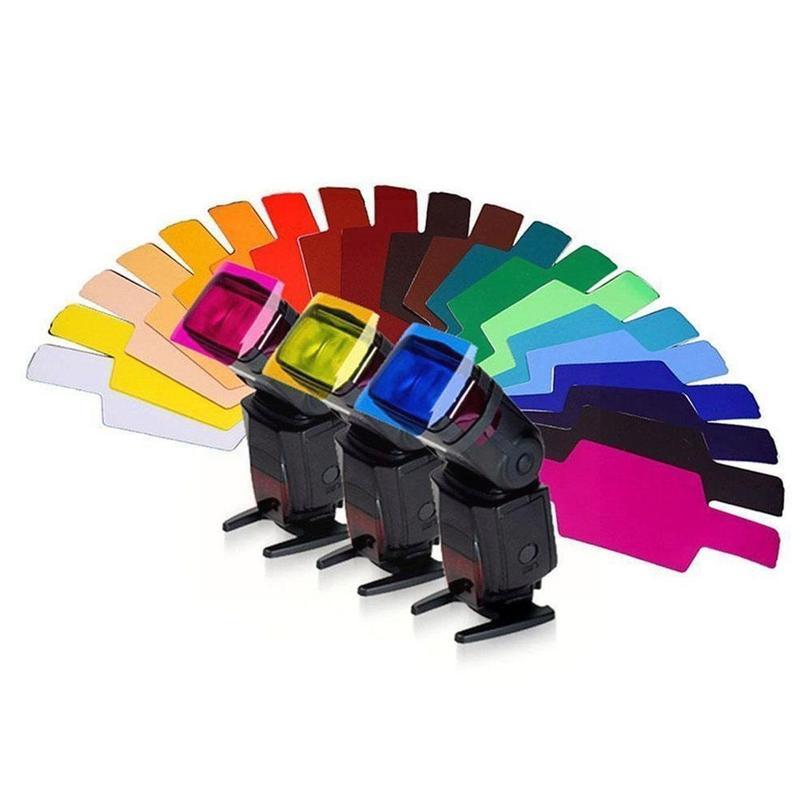 Speedlite Kleur Flash Filter Gels Filters Kaarten Voor Voor Camera Fotografie Speedlight Gels Filter Flash Photogr B0b6
