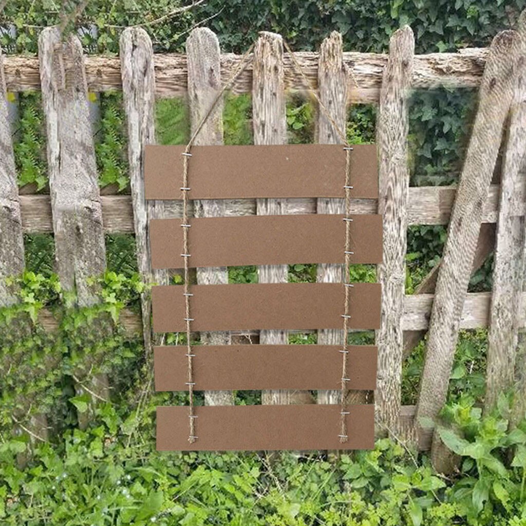 Garden Wooden Door Sign Plaque Sign Wall Hanging Sign Wooden Hanging Hanging Letter Print Home Decoration Doorplate Statues