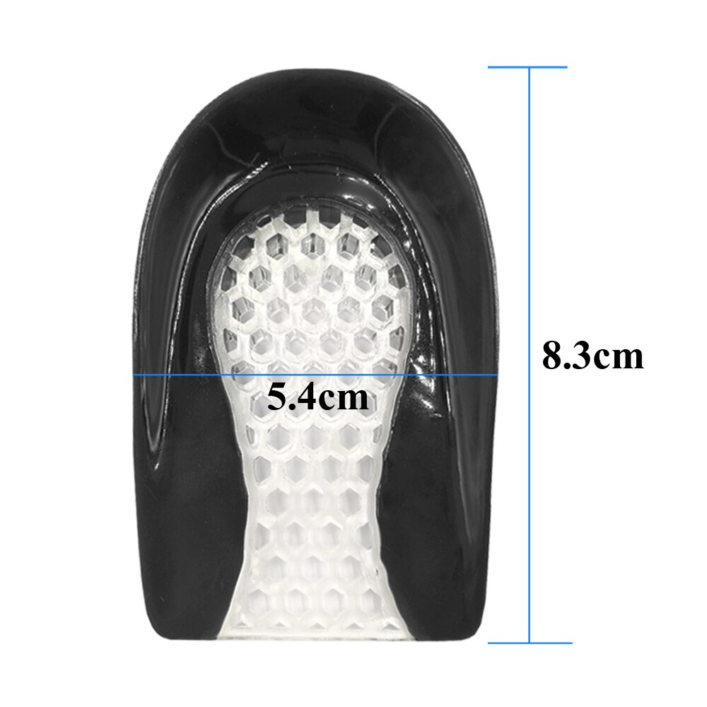 Silicone Gel Heel Protector Honeycomb Protective Sleeve Heel Pads for Relief Plantar Fasciitis Heel Pain Reduce Pressure on Heel