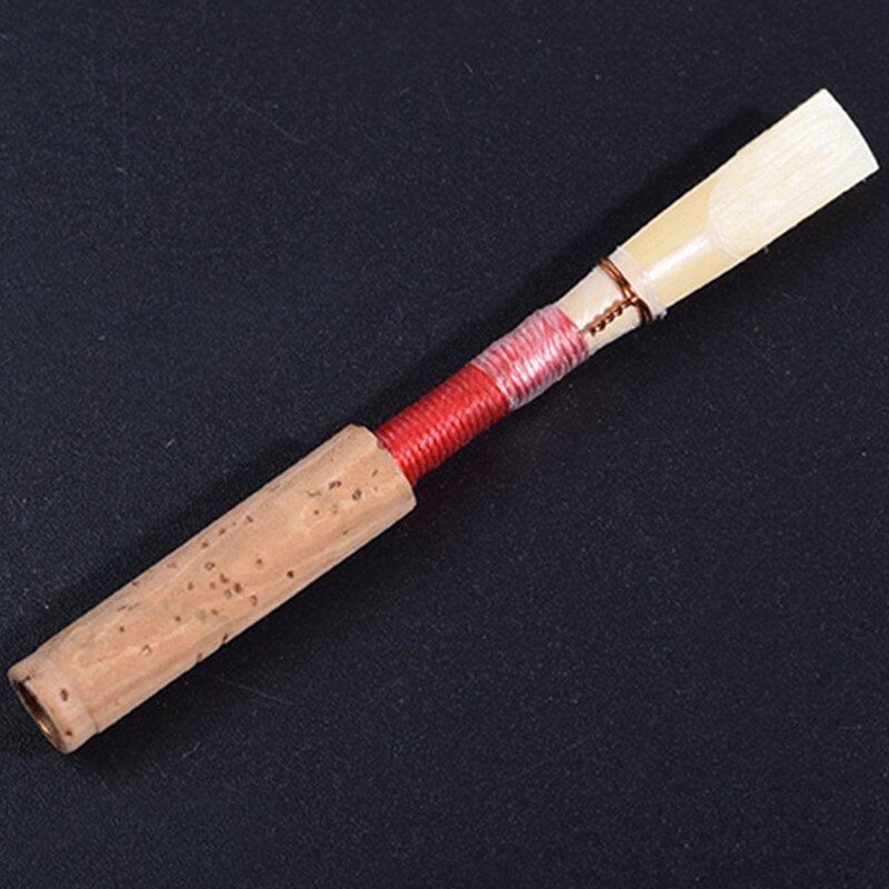 4 Oboe Rörblad - Styrka Medium Mjuk - Handgjorda Oboe Rörblad med Kork