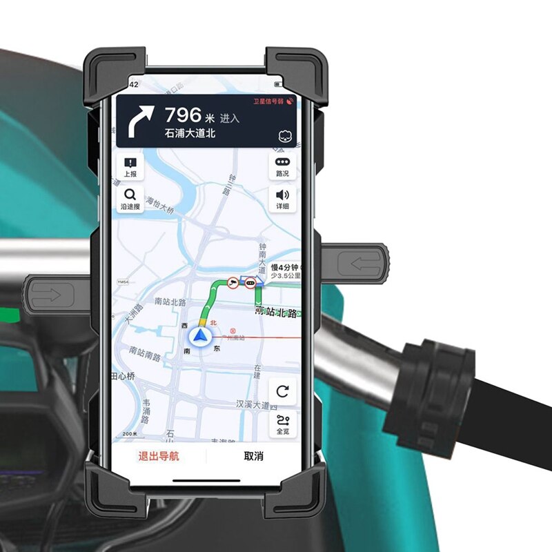 Auto Lock Rijden Mobiele Telefoon Houder Fiets Motorfiets Mobiele Telefoon Houder Elektrische Fiets Mobiele Telefoon Houder