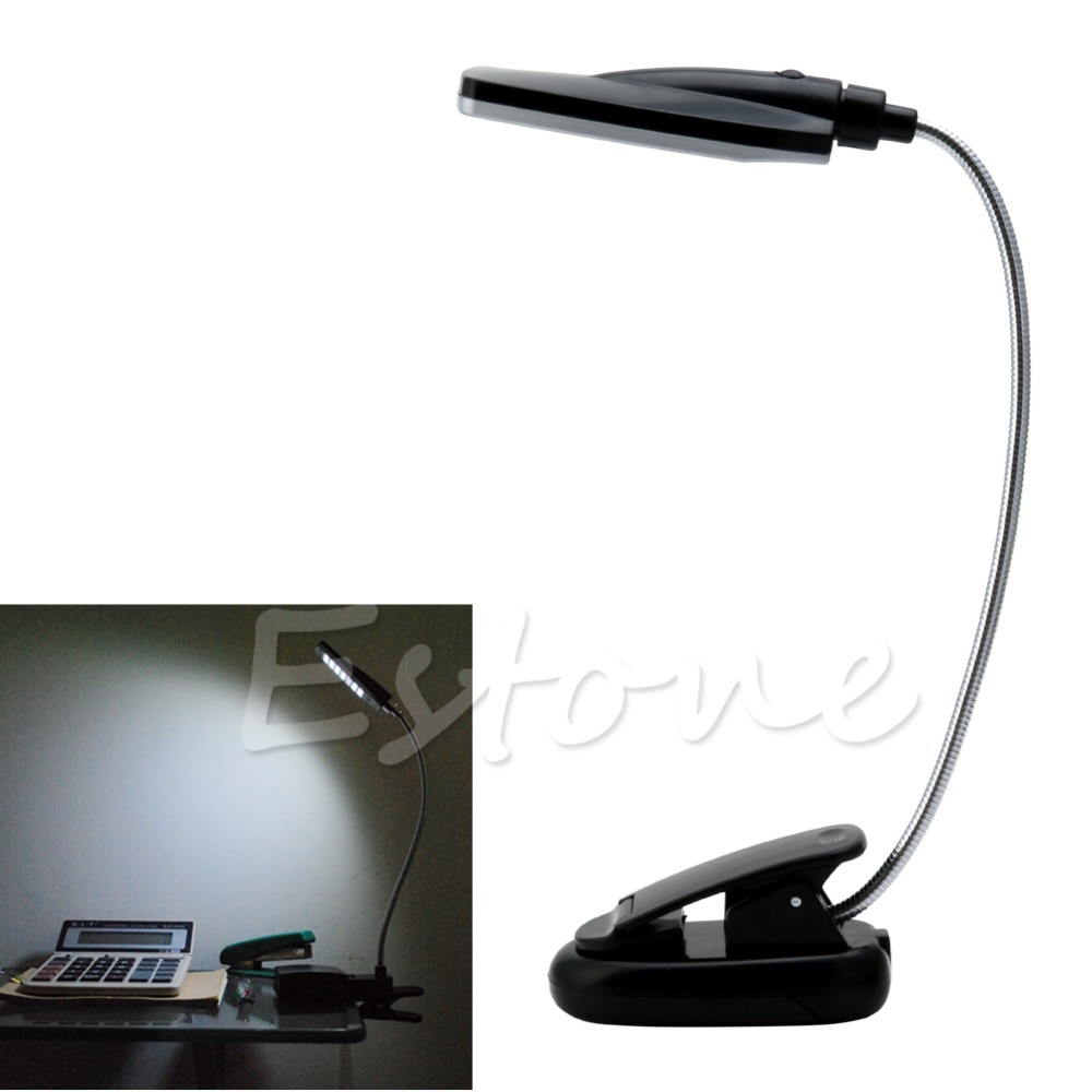 Lampe de Table de lit à clipser Flexible USB/batterie 28 ampoule LED