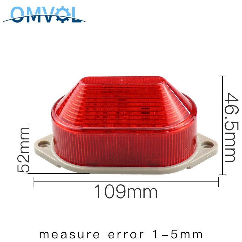 N-3051 Lampje Strobe Signaal Waarschuwingslampje Lamp Kleine Knipperlicht Security Alarm 12V 24V 220V Led