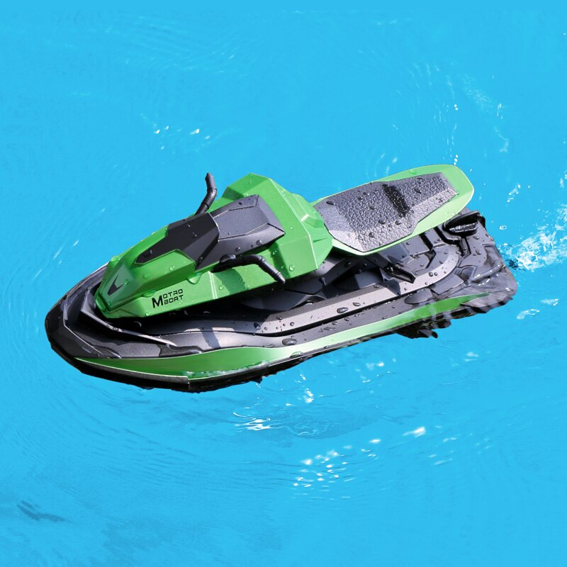 Jjrc  s9 2.4g fjernbetjening speedbåd 20 min roning sommerlegetøj speedbåd motorcykel roning rc legetøj til børn jul