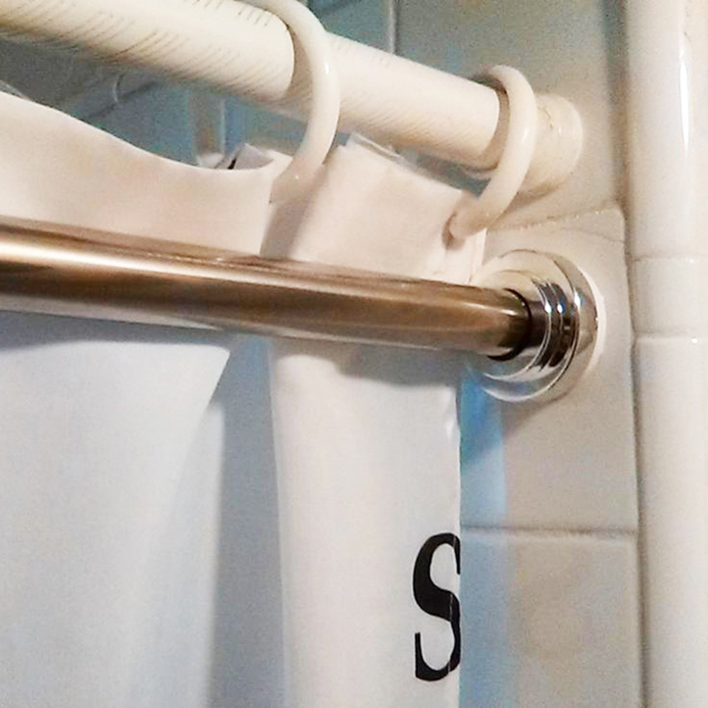 Telescopische Spanning Uitschuifbare Gordijnroede Rail Kast Kleding Handdoek Opknoping Pole Handdoek Bars Mode