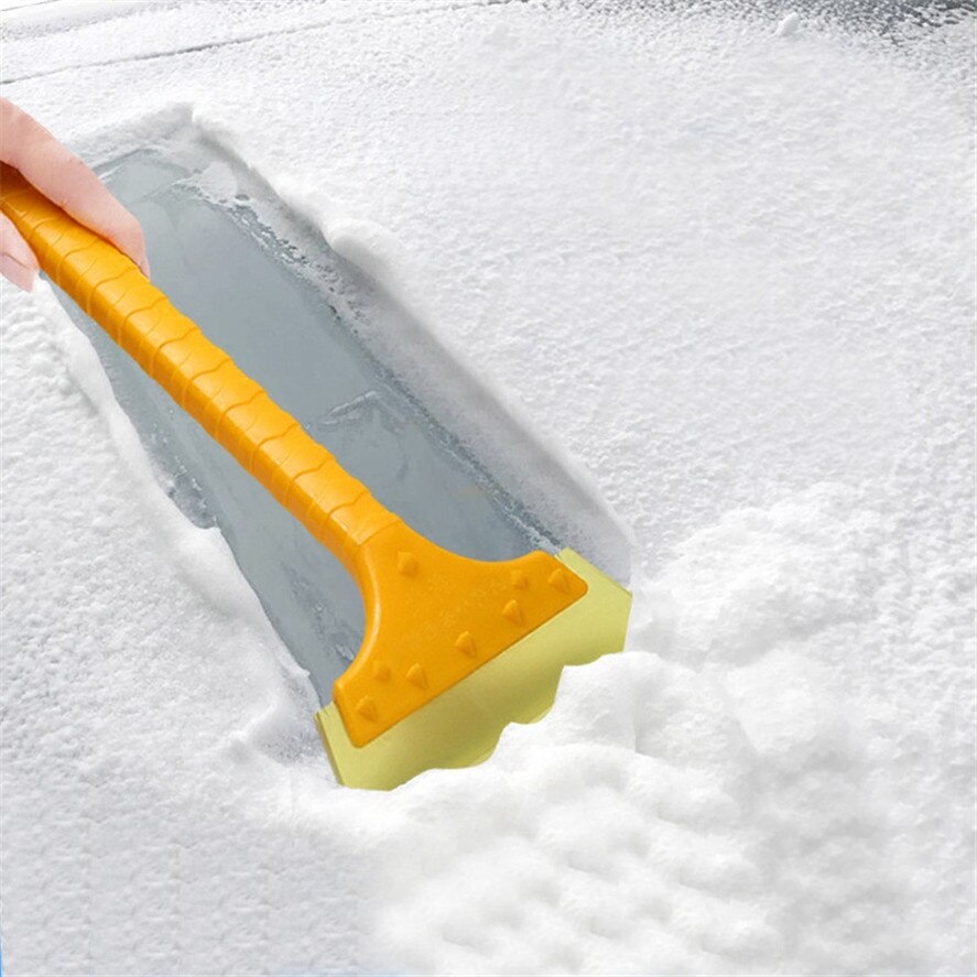 Winter Car Window Snow Shovel 1PC Multi-Purpose Car Windscreen Ice Snow Scrapper Squeegee Soft Handle 1126#30