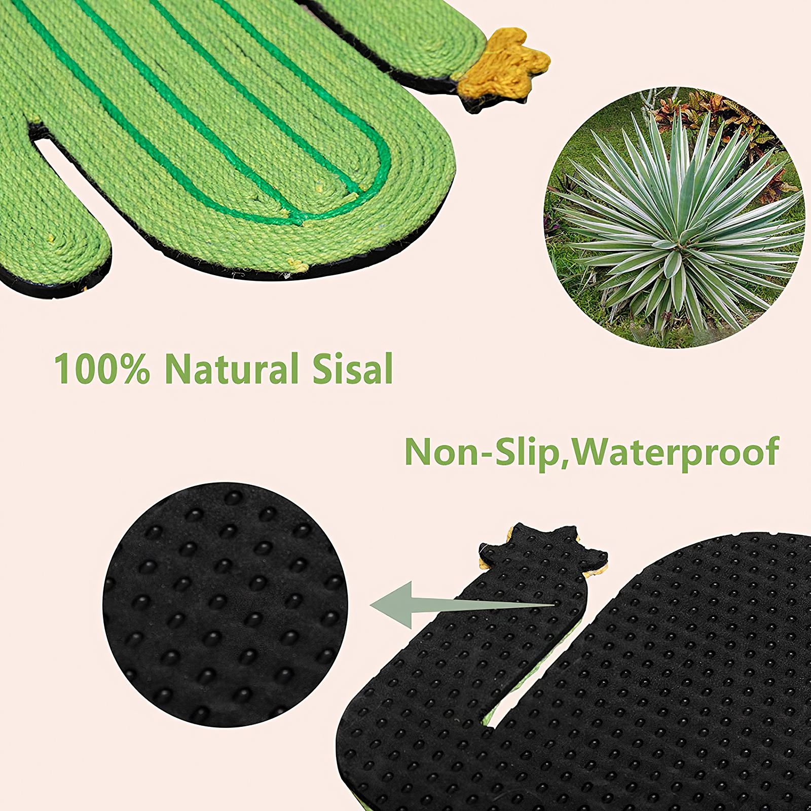 Pet Toys Cat Scratch Pad Cat Cactus Corrugated Pad Scratching Rest Corrugated Paper Pad Cats Grinding Nail Scraper Protect