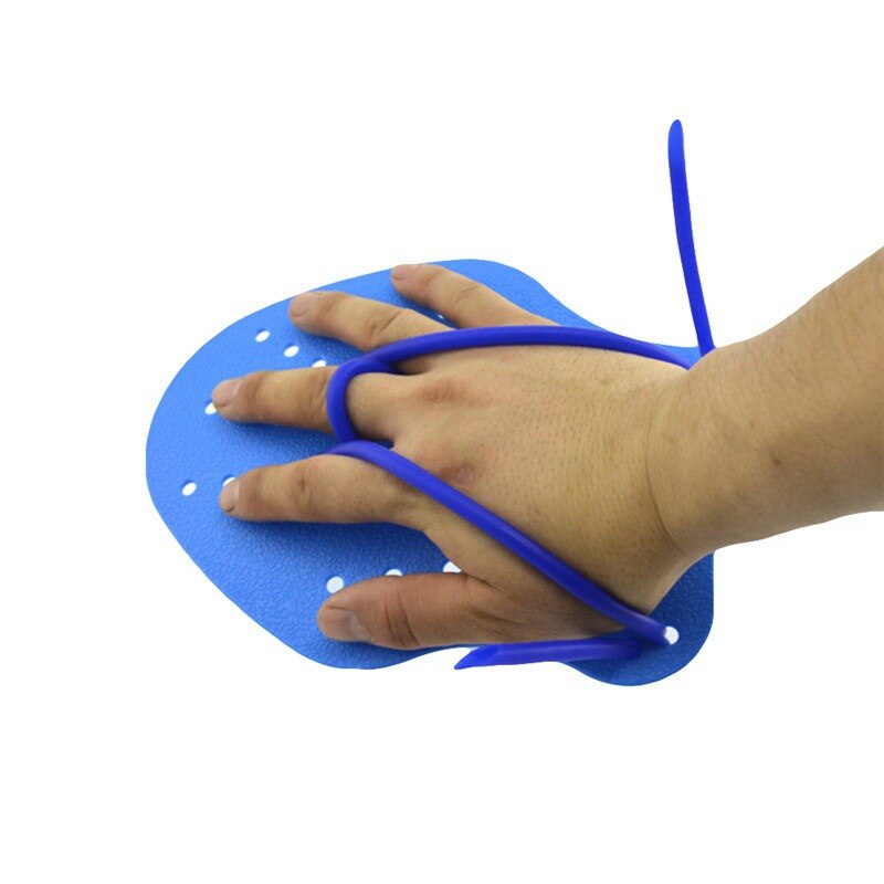 1 paar verstelbare handvin trainingsduikpeddelhandschoenen zwempeddels pvc handgeweven handschoenen peddels watersportgereedschap