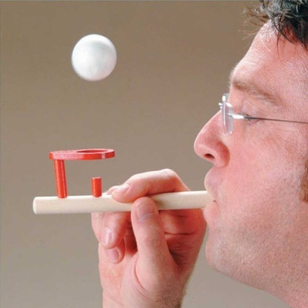 Funny Educatief Speelgoed Baby Balans Training Klap Bal Staaf Jongens Meisjes Houten Speelgoed Nostalgische Kids Blowing Bal