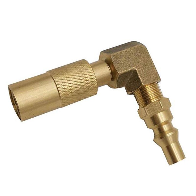 1/4' RV 90 Degree Quick Connect Adapter Fitting With Elbow For Blackstone 17 Inch And 22 Inch Propane Gas Tabletop Camping Grill