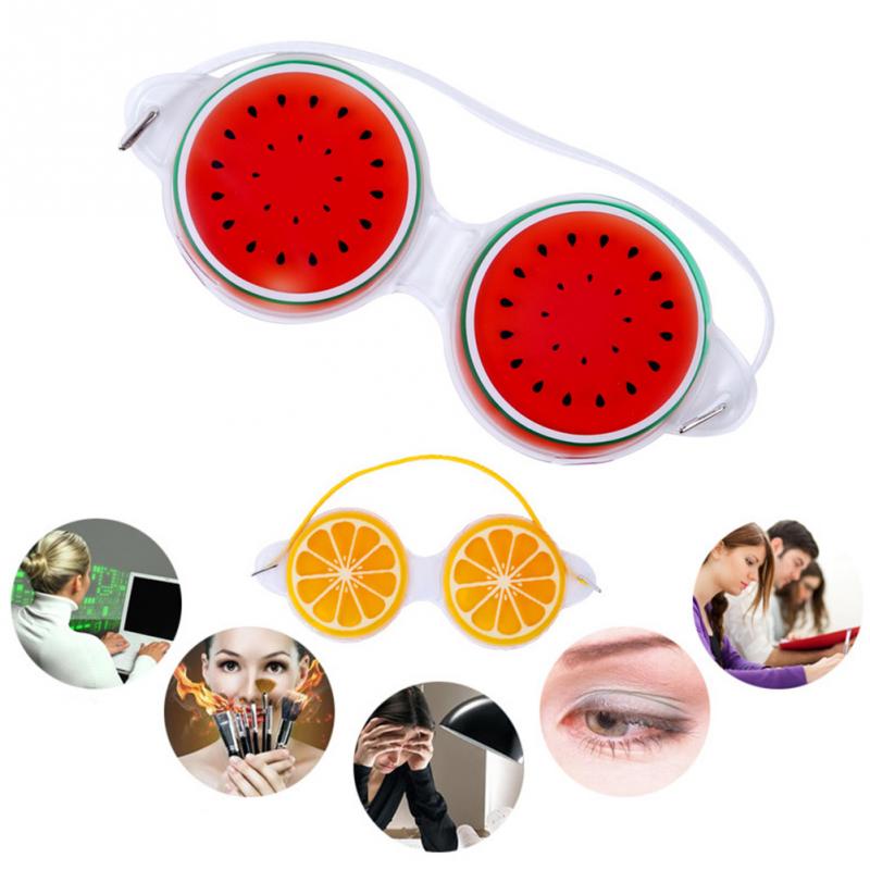 Slaapmasker Eye Care Geurige Lichtgewicht Fruit Vorm Leuke Ijs Zak Oogmasker Koel Oogmasker