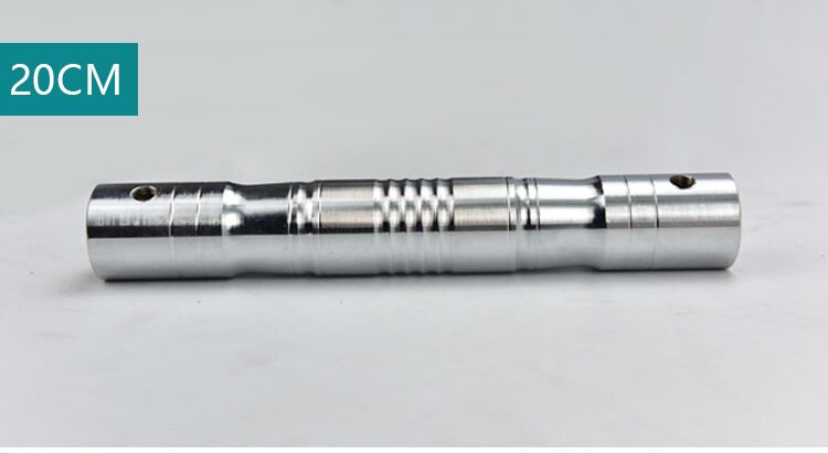 Biela de mancuernas de 25mm, Conector de mancuernas variable de 20/30/40/60 cm, barra de Mancuernas: 20CM