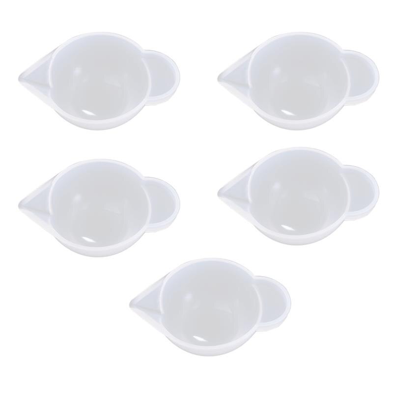 DIY Epoxy Harz Schmuck Werkzeuge Einweg Tasse Messbecher Pinzette Rührstab Für Epoxy Harz Form Schmuck Machen Zubehör: 5pcs-10ml