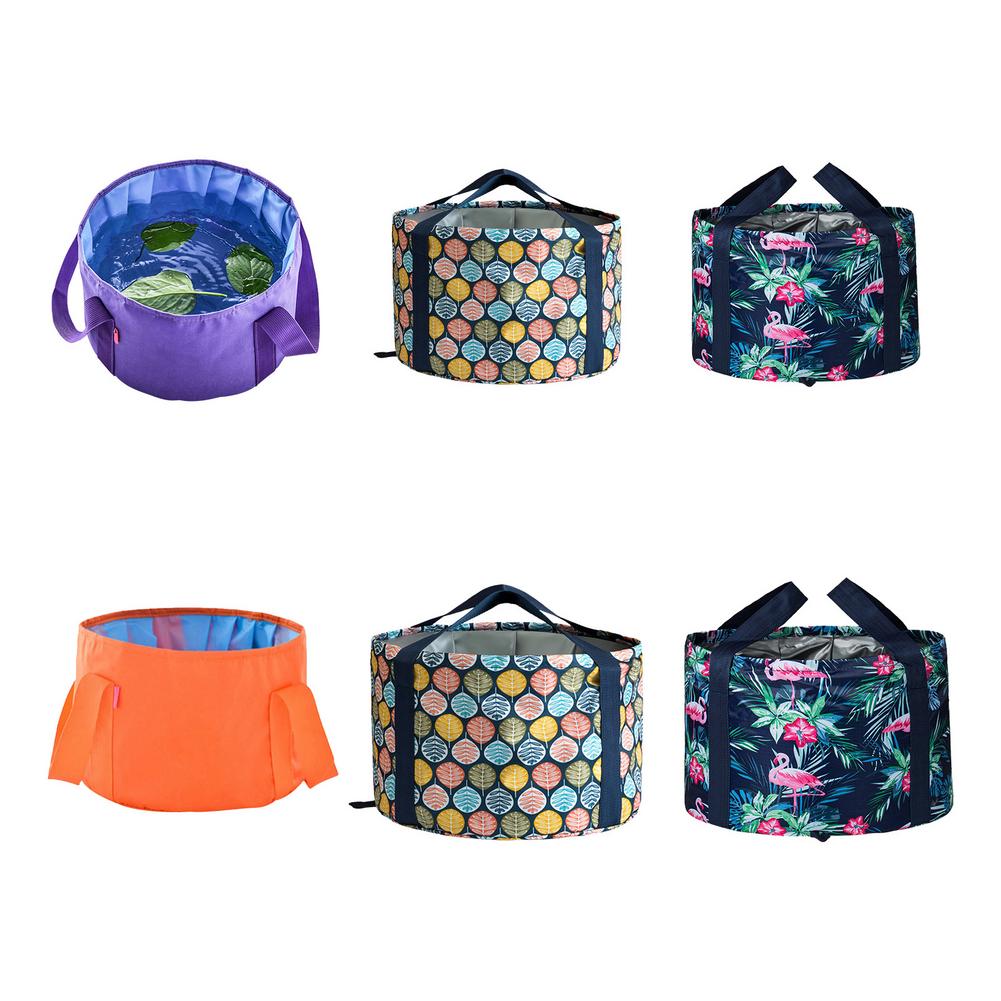 Bassin d'eau pliable Portable multifonctionnel, Membrane étanche en PEVA pliable d'une seule pièce Barre de bain de pieds