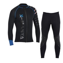 Dive &amp; Sail Mannen 3Mm Duiken Wetsuit Jassen Broek Lange Mouwen Duikpak Scuba Jump Surfen Snorkelen Wetsuits