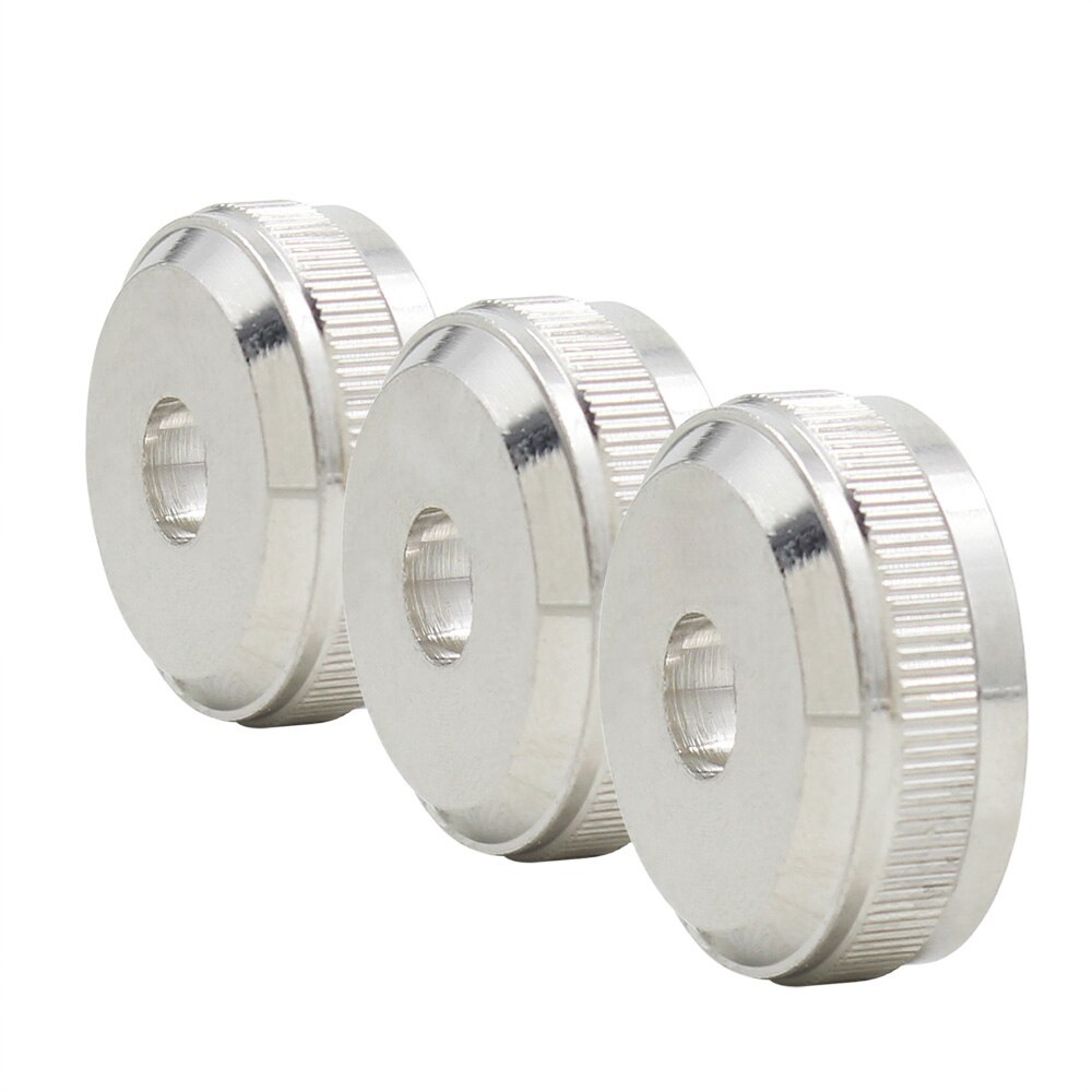 Tapa de pistón de botón de trompeta, accesorios de latón para instrumentos musicales, válvula inferior, cubierta inferior y tapa superior de pistón de tornillo superior, 3 piezas