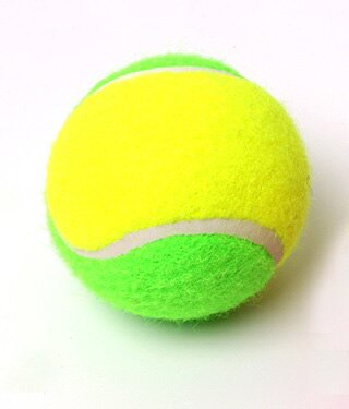 3pcs pack colorful tennis balls Training tennis ball 63-66mm DIA tennis ball (3 colors ramdomly pack )