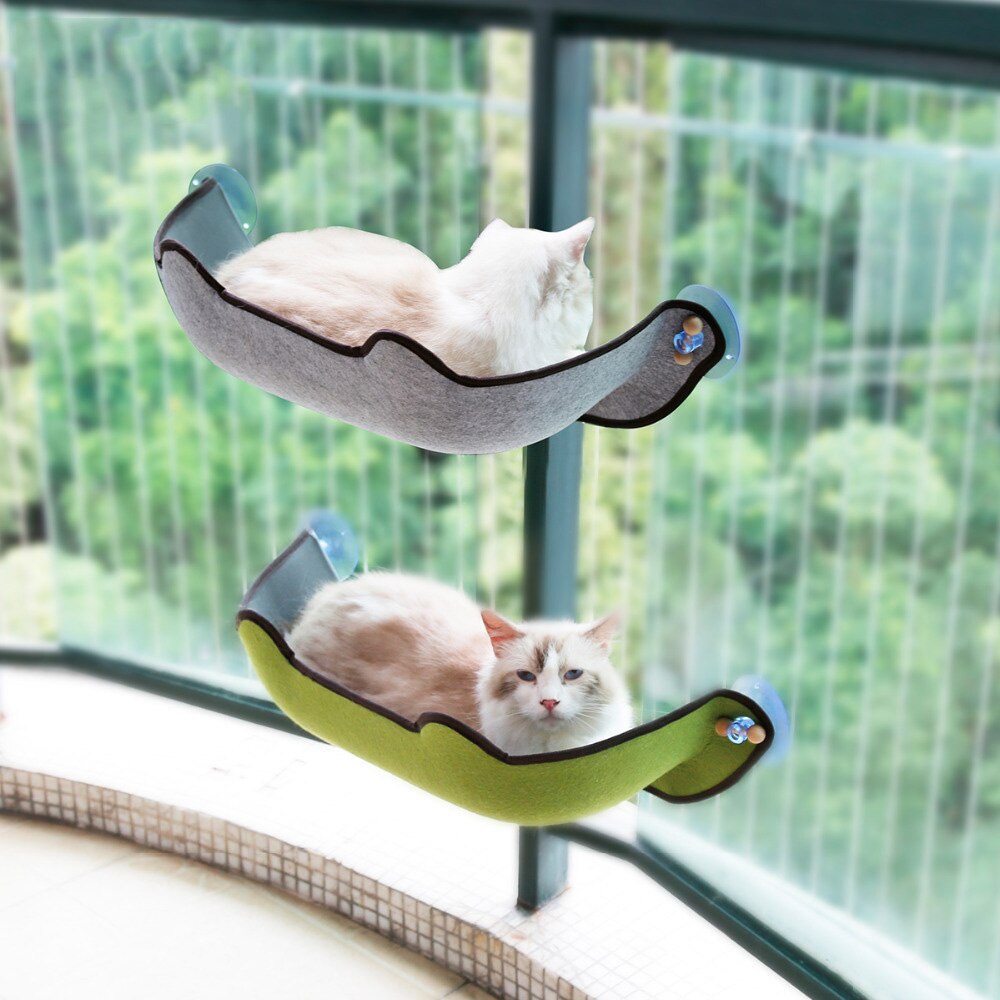 Letto per gatti Pet gatto amaca letto caldo morbido montato finestra lettino per gatti ventosa appeso letto stuoia mensola letto per dormire casa per Katten