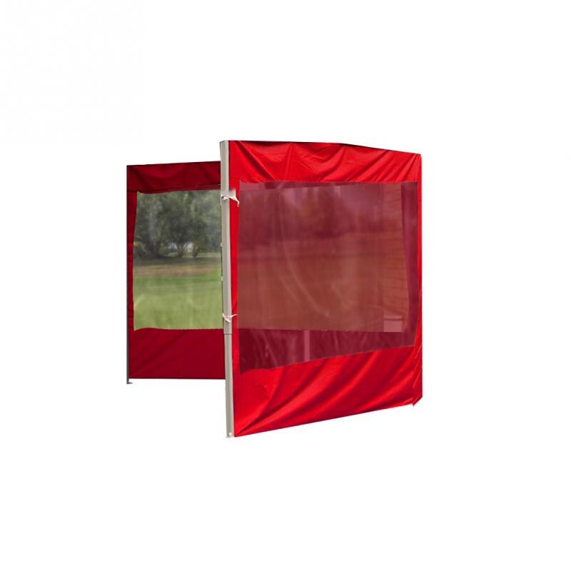 Anti-UV Accessories Sidewall Durable Outdoor Tent Waterproof Reusable Folding Oxford Cloth Windproof Portable Gazebo Side Panel: Red 6M Types2