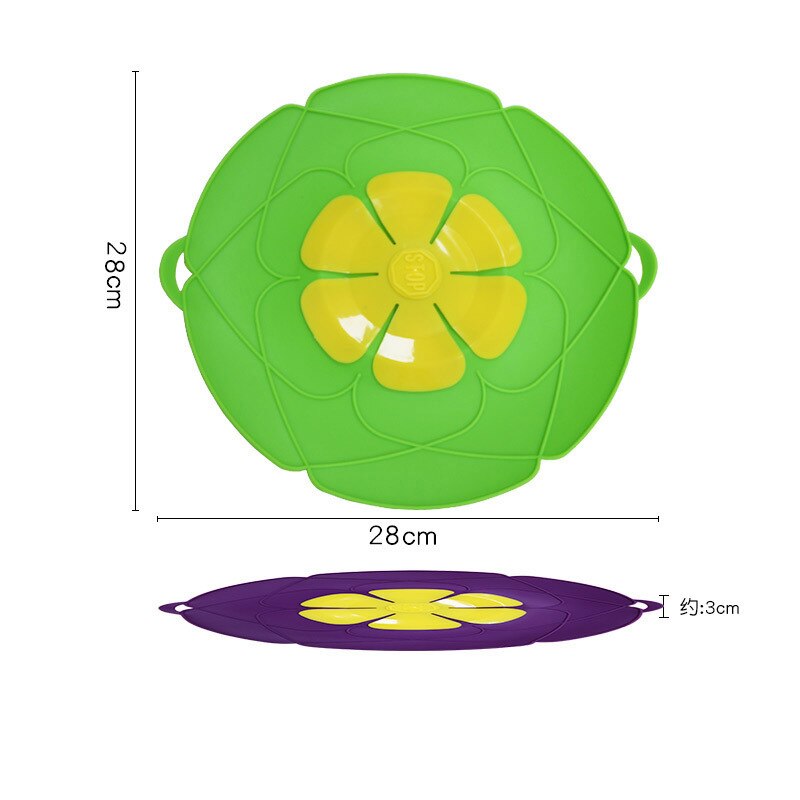 Siliconen deksel morsstop deksel voor pot pan kookgereedschap bloem kookgerei siliconen deksel stop deksel pot deksel keukenaccessoires