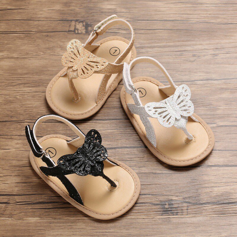 Moda meninas verão pu arco-nó sandálias crianças sapatos de praia bebê andando princesa sapatos