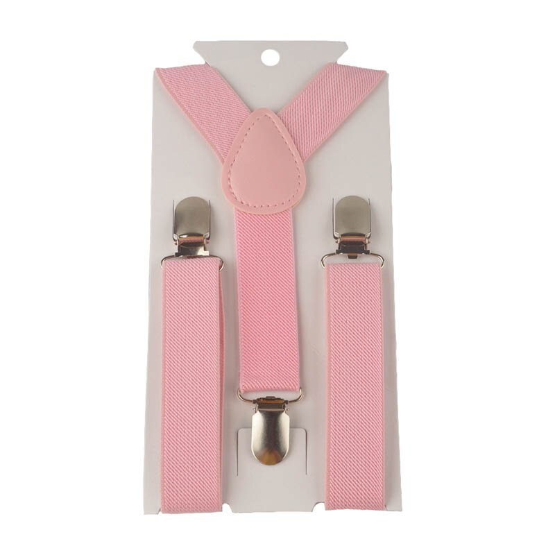 1Pc Soild Kleur Kinderen Riem Verstelbare Bretels Baby Jongens Meisjes Bretels Clip-On Y-Back Braces Elastische kids