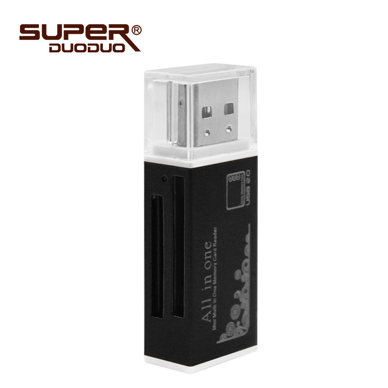 Lettore Di Schede USB 2.0 Per MicroSD, SDHC, M2 - Compatibile Con PC E Mac