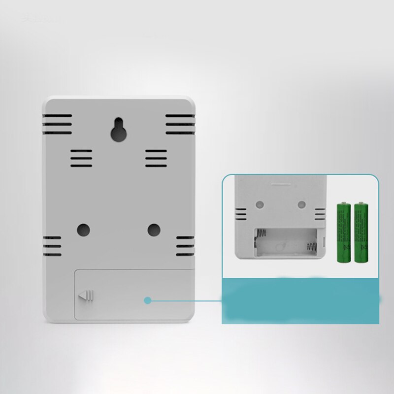 LCD Digital Thermometer Hygrometer Alarm Clock Calendar Weather Station Desk Clock Temperature Humidity Meter Barometer Indoor W