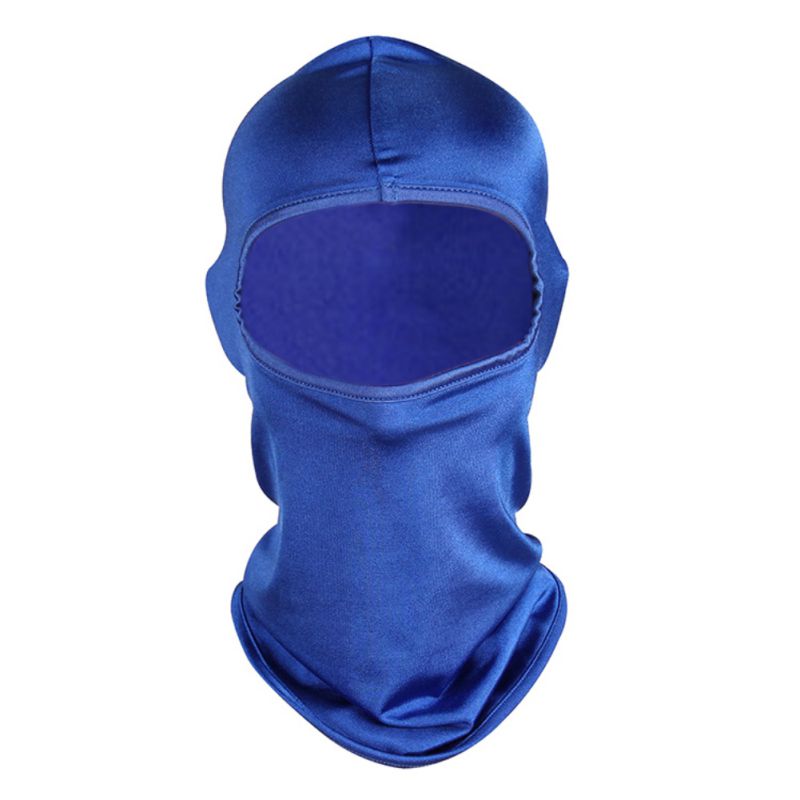 Cagoule d'hiver, masque facial complet, bonnet de cyclisme en plein air, élastique, respirant, , coupe-vent: L