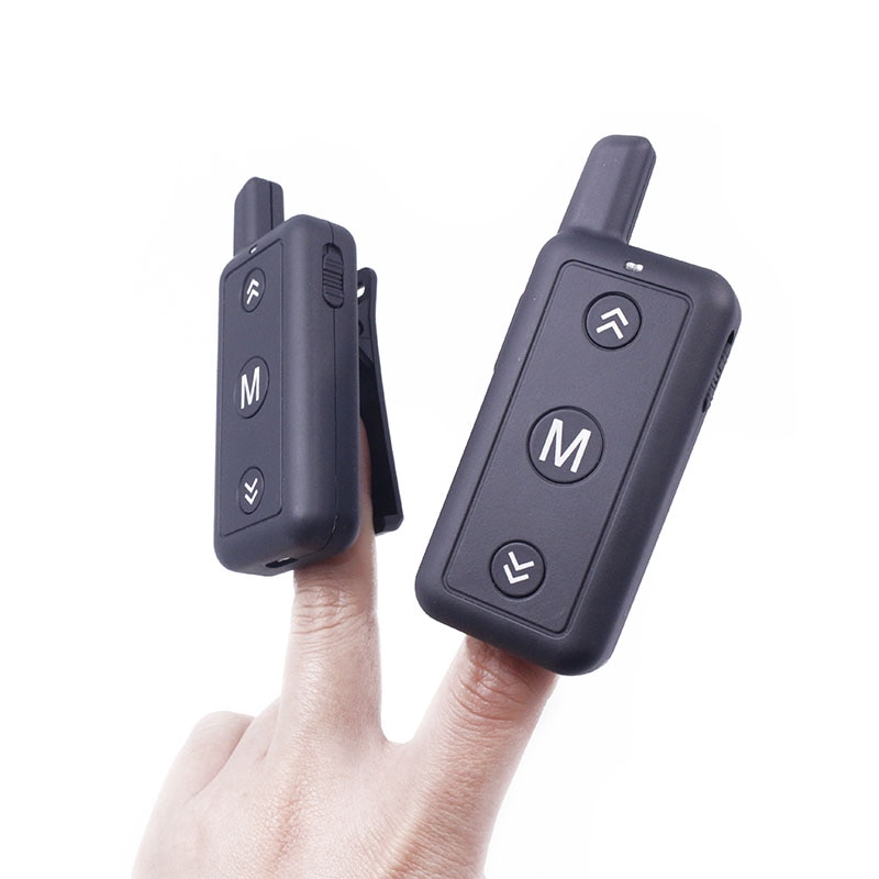 2PCS LEIXEN VV-109 Mini Walkie Talkie 0.5W UHF 16CH For Hair Salon Restaurant Radios Transceiver Radio Comunicador Ham Radio