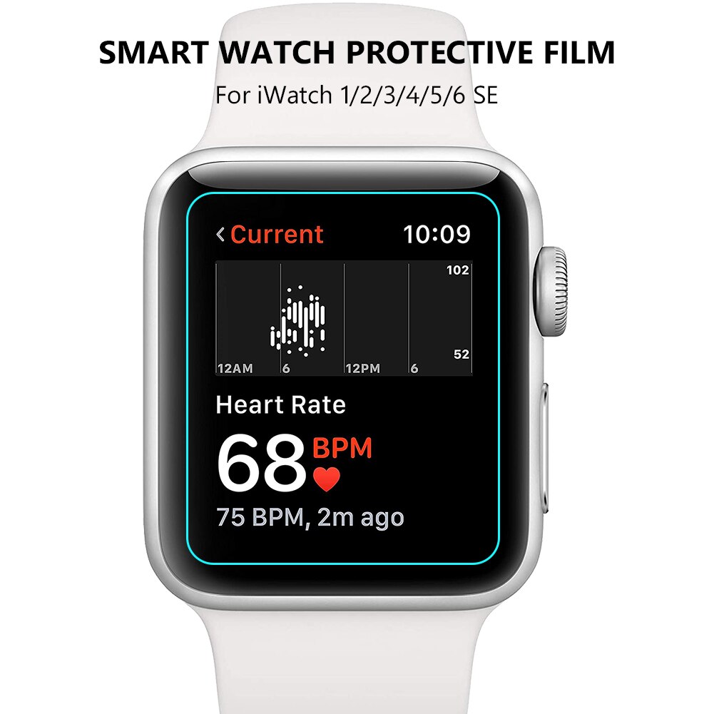 1/3Pcs Gehard Glas Film Screen Protector Voor Apple Horloge Screen Protector 42Mm 44Mm 40Mm 38Mm Voor Iwatch 5 4 3 2 1 6 Se
