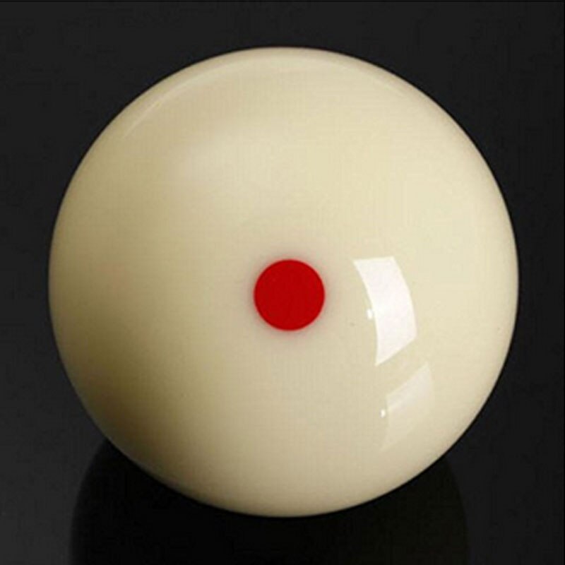 1PC Red Dots Pool Table Billiard Ball Standard 57.2MM Ball Ball Ball Billiard Entertainment Cue Cue Indoor Billiard White K6Z2