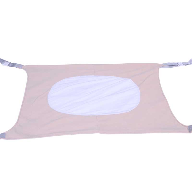 Draagbare pasgeboren hangmat voor babybedje babyhangmat reisbed afneembare elastische hangmatten met verstelbaar net: Beige