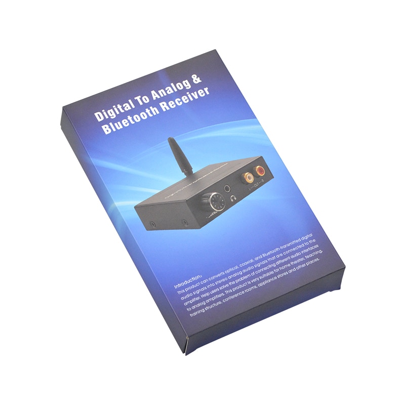 optical to analog converter optical digital to analog converter support bluetooth 5.0 SPDIF Coaxialinput 192kHz /24bit DAC