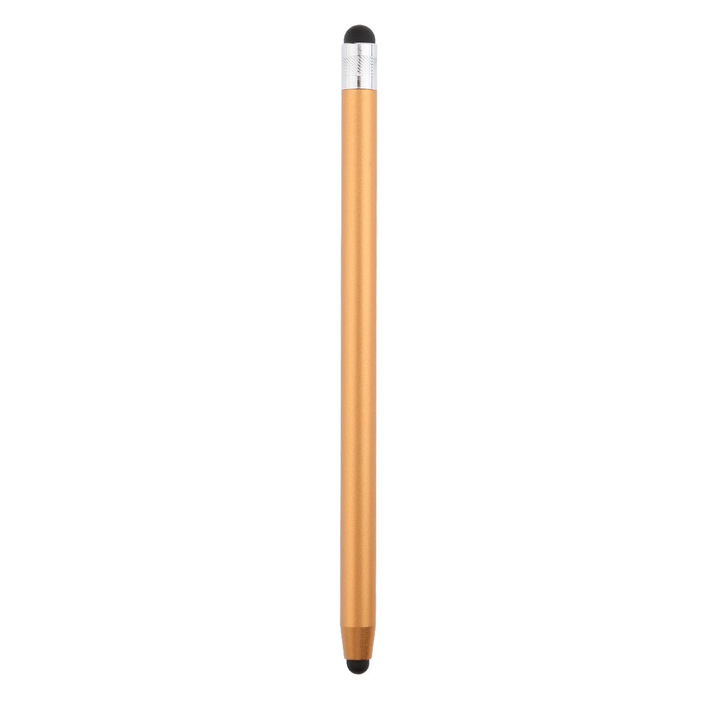 10 Colors Round Dual Tips Capacitive Stylus Touch Screen Drawing Pen for Phone Smart Phone Tablet PC Computer: Gold