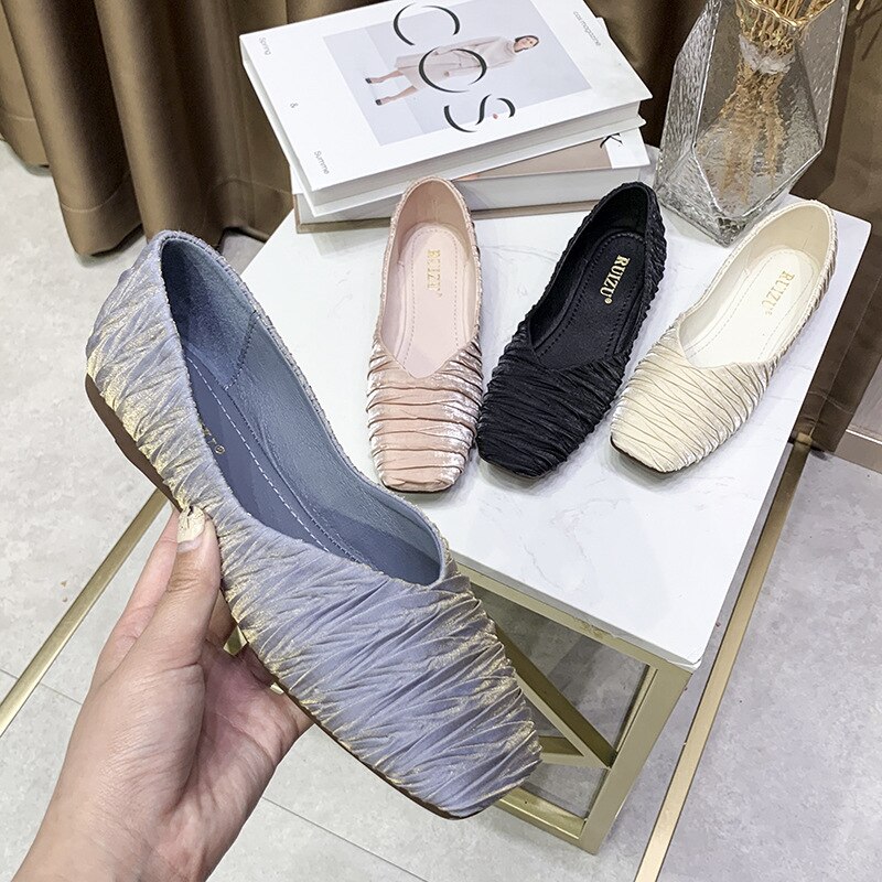 spring and autumn comfortable and breathable flat bottom breathable woven casual sports women's shoes sports shoes