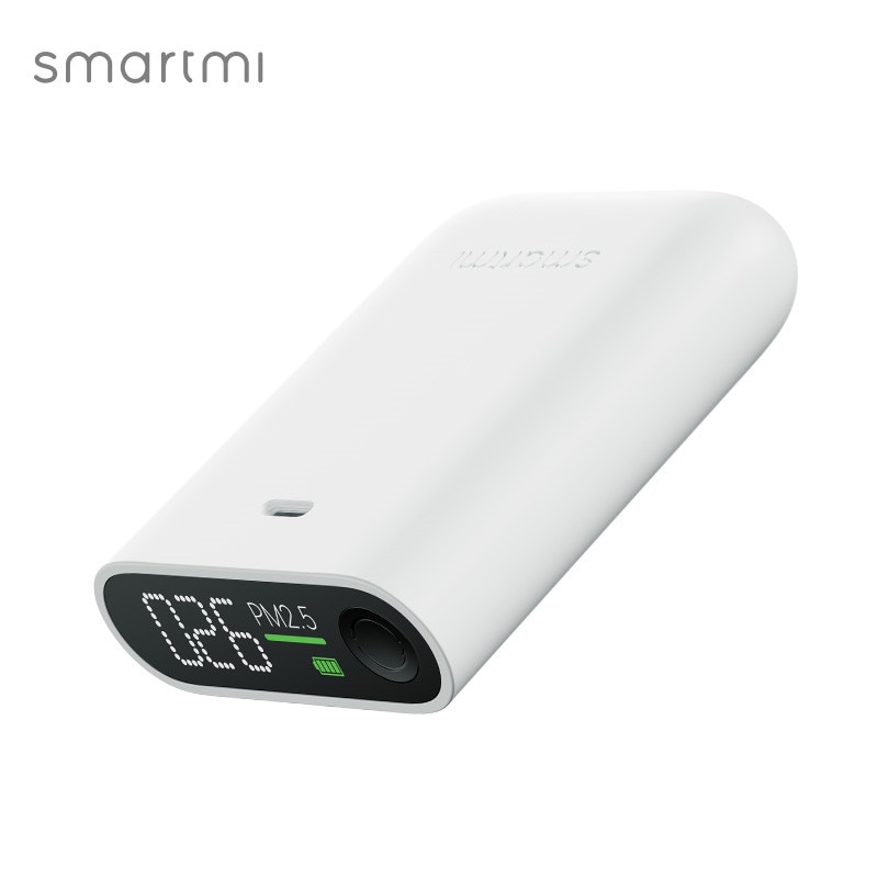 Smartmi-Detector de aire PM2.5 portátil, Detector de del aire sensible, pantalla LED, indicador Digital de tres colores