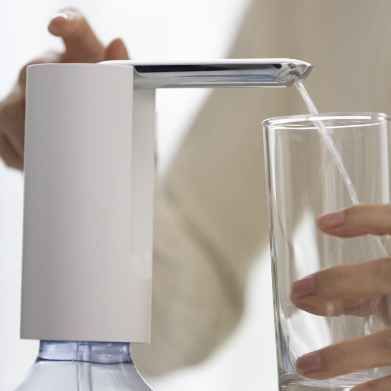 3 Leven Opvouwbare Elektrische Water Dispenser Usb Opladen Touch Knop Controle Draagbare Mini Automatische Waterpomp Met Type C Kabel