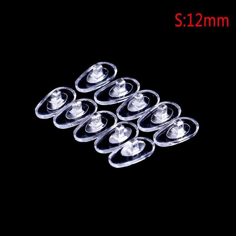 Siliconen schroefbare neuspads, beugel, ondersteuning voor brillen, zonnebrillen, neuspads, accessoires voor brillen, 5 paar, maat s/l