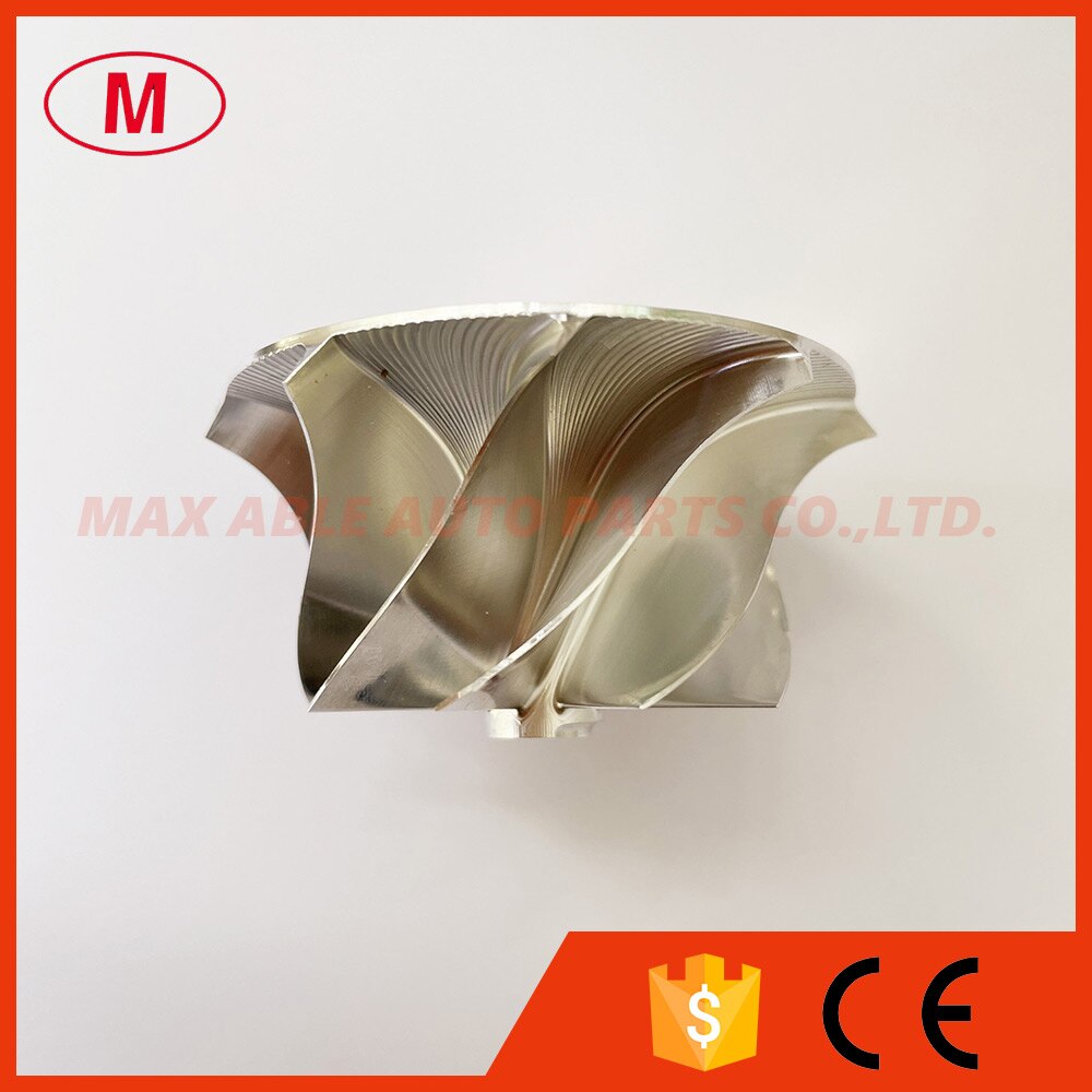 GT1749V reverse 41.83/54.00mm 9+0 blades high performance turbo milling/aluminum 2618/billet compressor wheel for 06L145702L