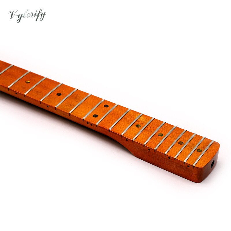 One piece wood ST electric guitar neck Canada maple fingerboard 21 frets