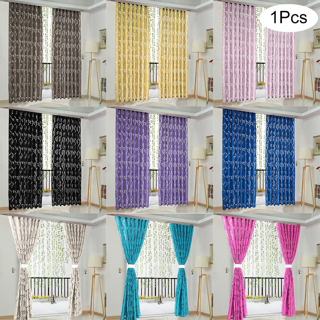 Rideaux transparents avec motif géométrique moderne, rideaux pour fenêtre du salon et de la chambre à coucher, stores de cuisine, 1 pièce