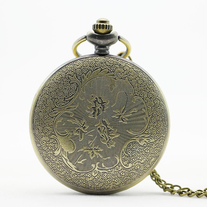 Brons Vintage Monteur Gegarandeerd Prestaties Super Tuned Quartz Analog Pocket Horloges Met Fob Chain Voor Mannen Vrouwen TD2085