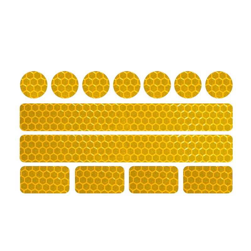 Reflecterende Sticker Voor Kinderwagens, Fiets Helmen En Meer: Yellow