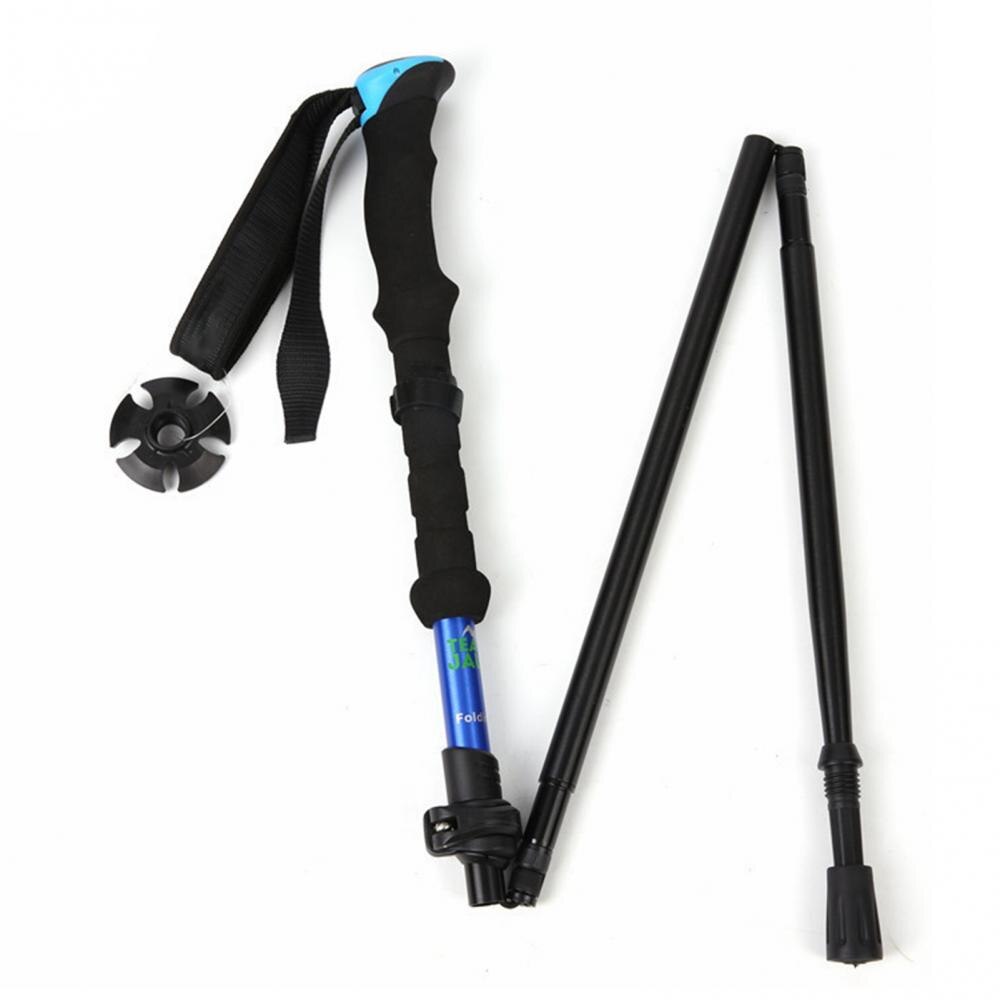 Telescopic Ultra Light Walking Stick Trekking Pole Anti Shock Extendable Folding
