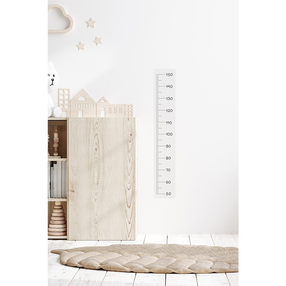 Home Decor Wall Stickers Decorative Height Measuring Wallpaper For Kids Room Stature Baby Child Growth Chart Rabbit Meter Rulers: MODEL 1
