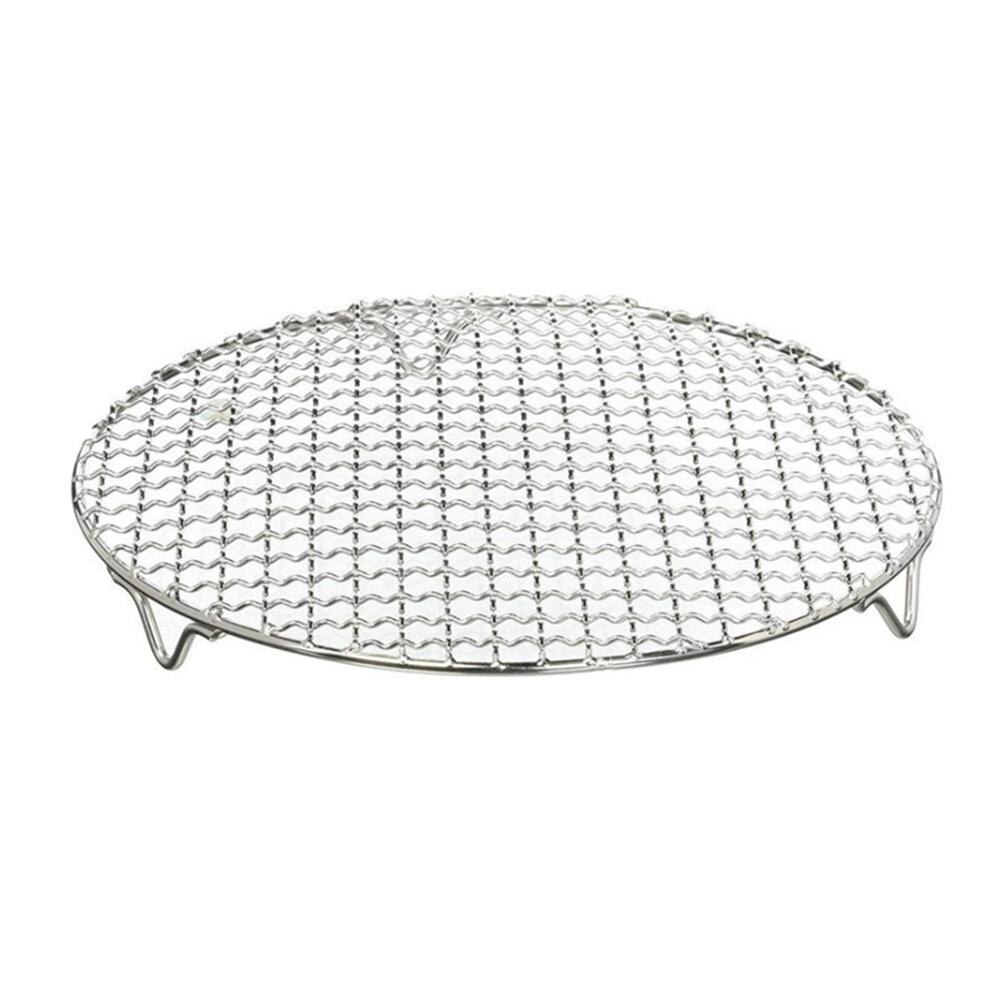 Stainless Steel Round Kitchen Steaming Cooking Grilling Rack for Air Frying Pot: 20cm