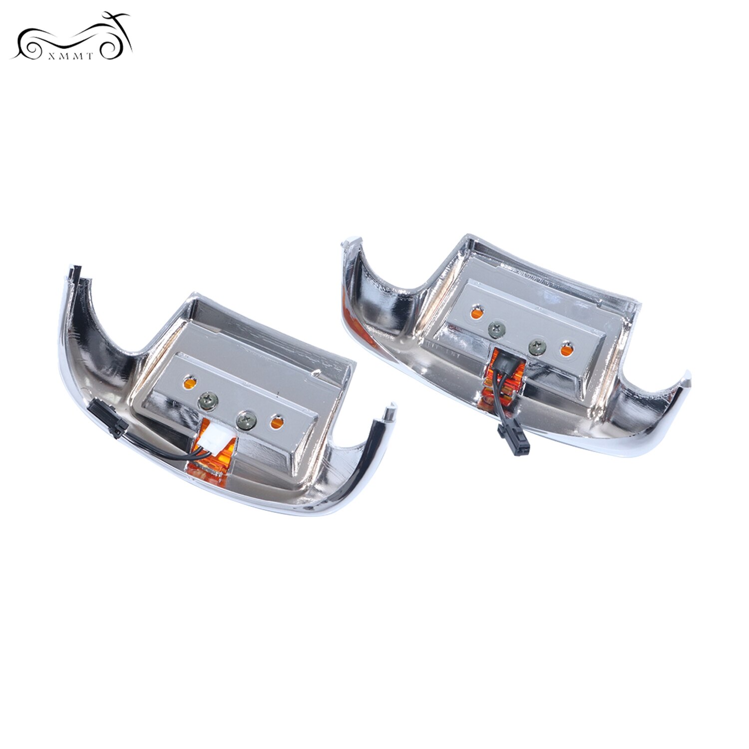 Motorcycle Parts Amber Front Rear Fender LED Tip Light Mudguard Trim For Harley Touring Softail Dyna Super Glide Custom FXDC