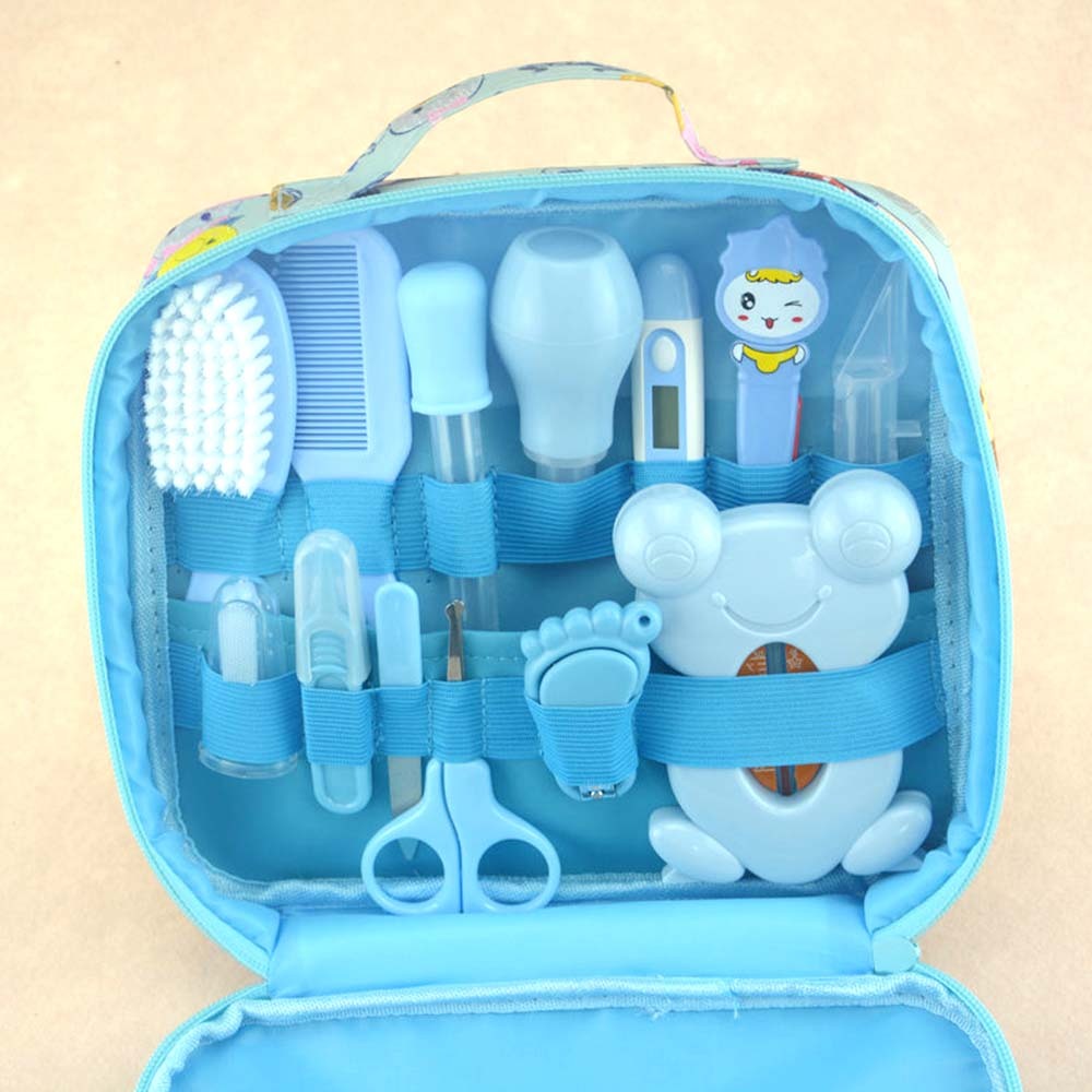 13 Stks/set Baby Kids Nail Haar Gezondheidszorg Thermometer Grooming Brush Kit Multifunctionele Pasgeboren Gezondheidszorg Accessoires